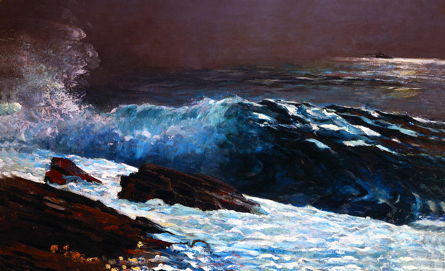 Sunlight On The Coast Digital Art by Winslow Homer