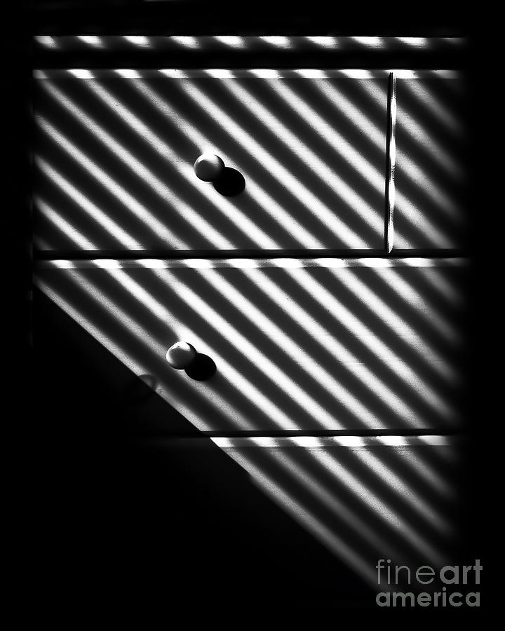 Sunlight Through Blinds Photograph by Walt Foegelle