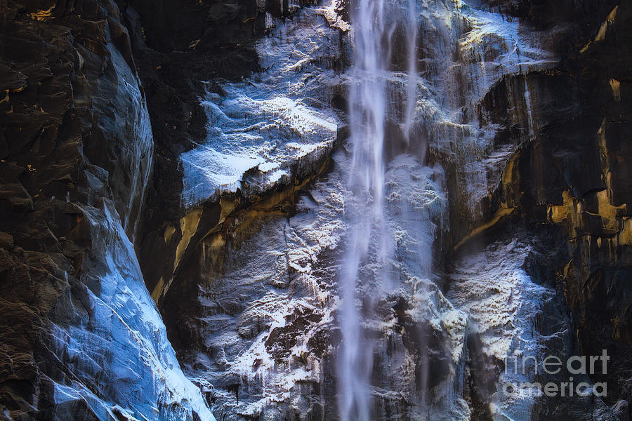 Sunlit Falls Photograph