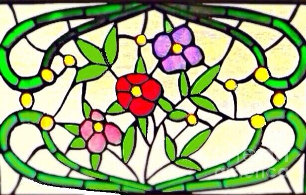 Sunlit Victorian Stained Glass Photograph by Kimberlee Baxter