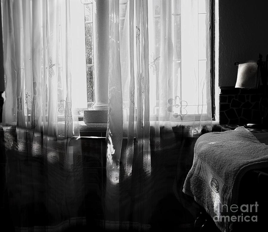 Sunlit Window Photograph by John  Kolenberg