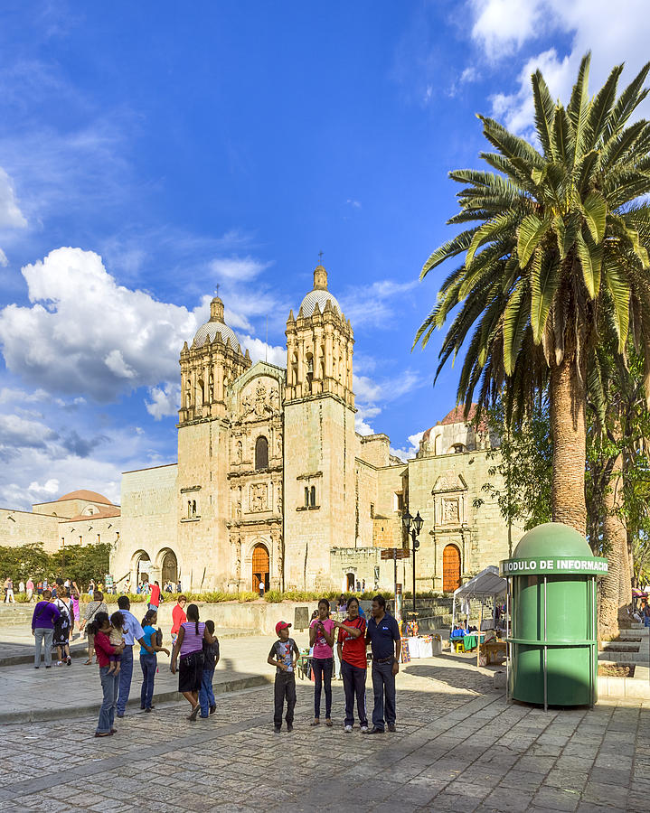 Sunny Afternoon At The Church of Santo Domingo in Oaxaca Photograph by Mark Tisdale