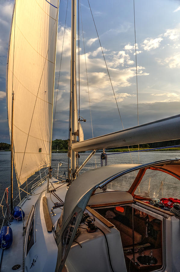 Sunny Afternoon Inland Sailing In Poland 2 Photograph
