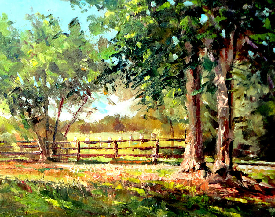 Sunny Afternoon Painting by Mark Hartung