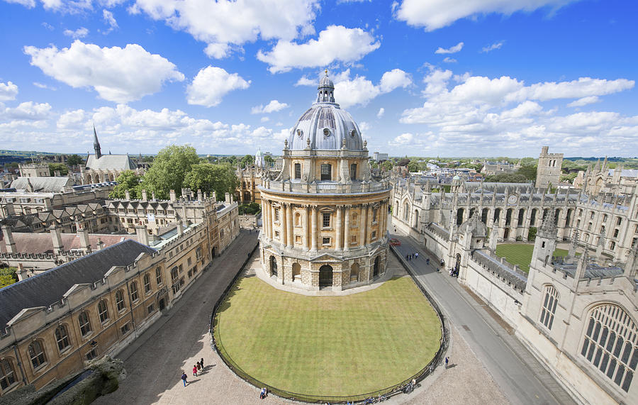 Sunny day at Radcliffe Camera, in Oxford UK Photograph by OwenPrice