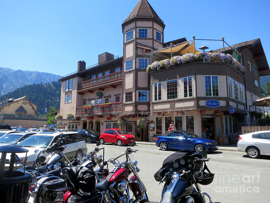 Sunny Day in Leavenworth Washington State Photograph by Tatyana Searcy