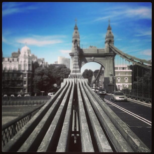 London Photograph - Sunny Day Today

#hammersmith #bridge by Dan Warwick