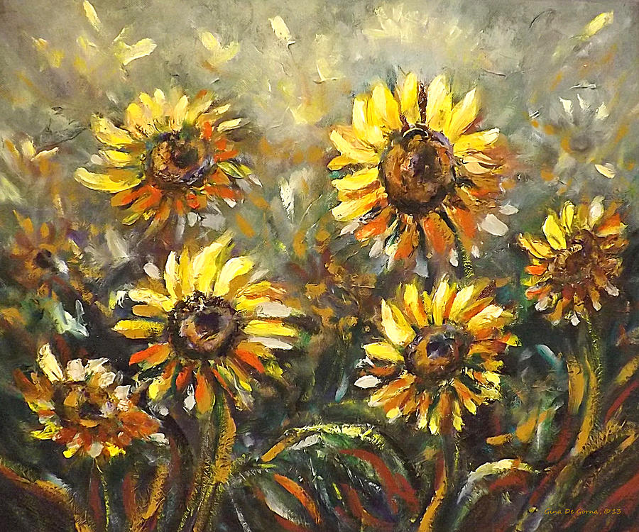 Sunny Painting by Gina De Gorna