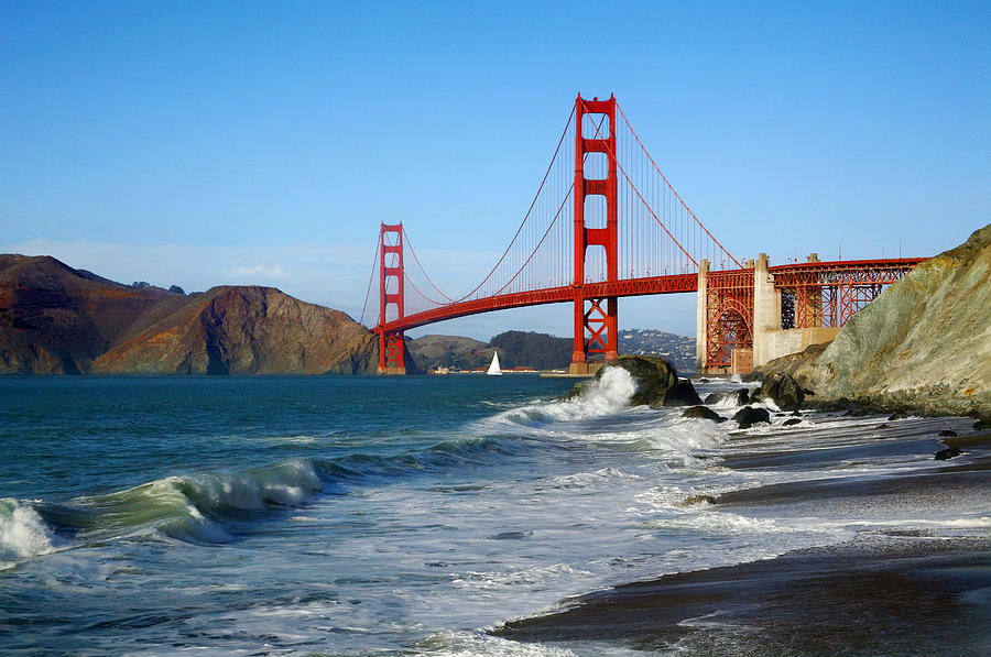 Sunny Golden Gate Photograph By Dan Peak Pixels