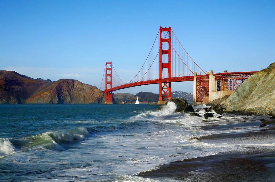 Sunny Golden Gate Photograph By Dan Peak