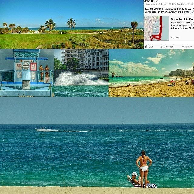 Sunny Isles, Haulover Beach & South Photograph by Therealbiffa Griffin