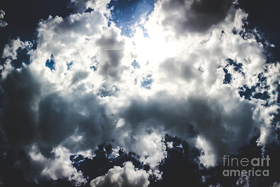 Clouds Photograph - Sunny sky by Kelle Hines