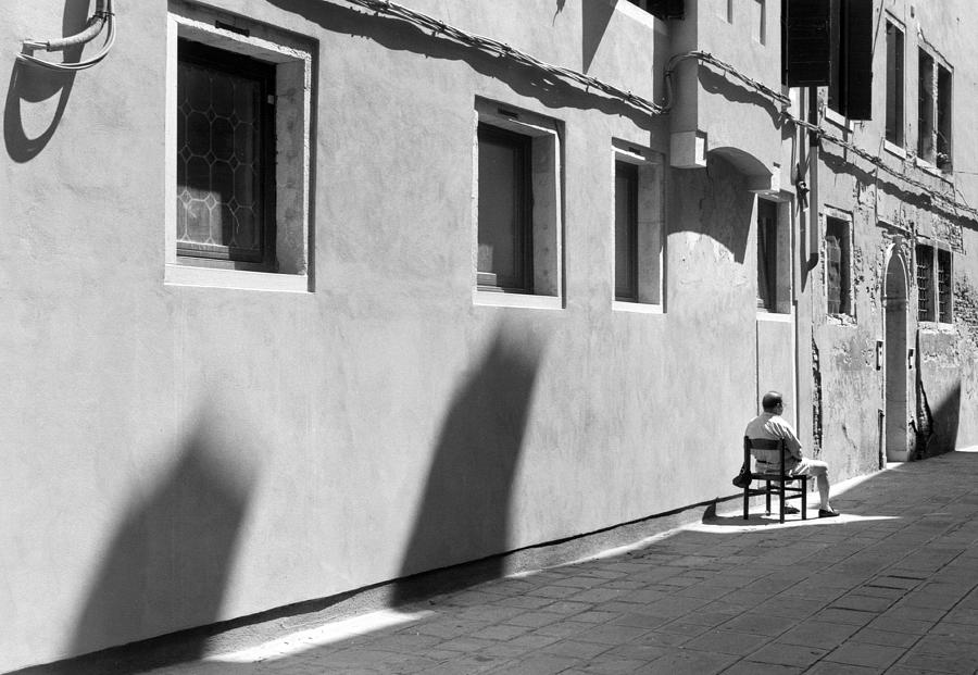 Sunny spot in Venice Photograph by Arkady Kunysz