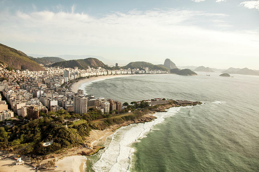 View Of Copacabana Beach In Rio De Janeiro South America Brazil Photo  Background And Picture For Free Download - Pngtree