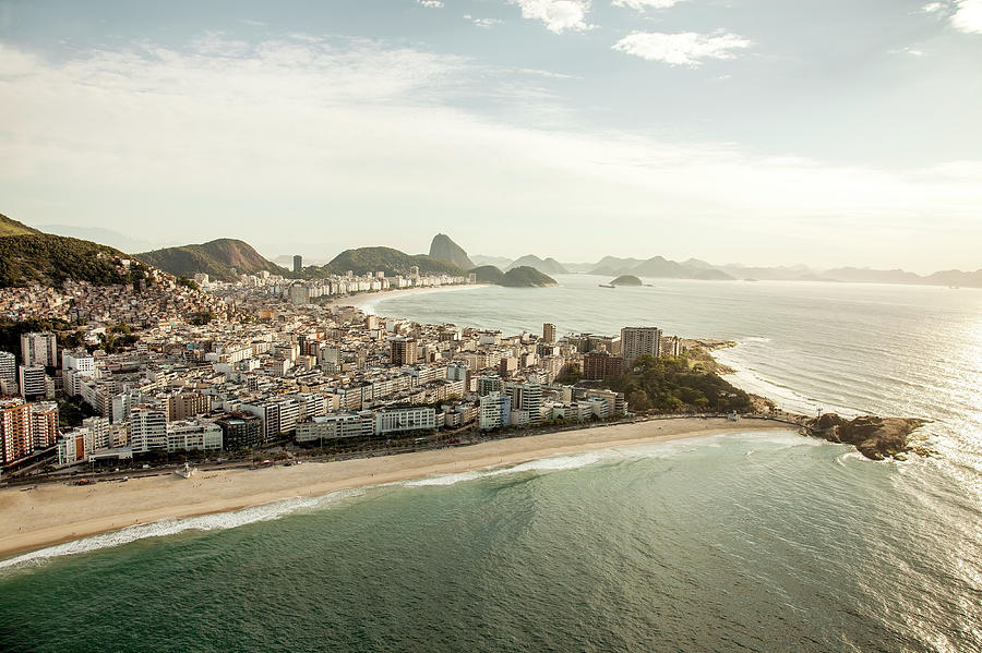 Sunny View Onto Ipanema And Copacabana Photograph by Christian Adams