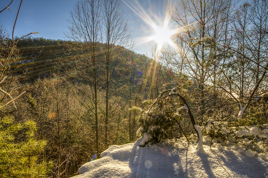 Sun Rays Photograph - Sunny Winter by Jay Huron Sun Rays Photograph - Sunny Winter by Jay Huron