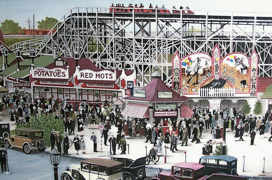 Sunnyside Park Painting by Kenneth M Kirsch