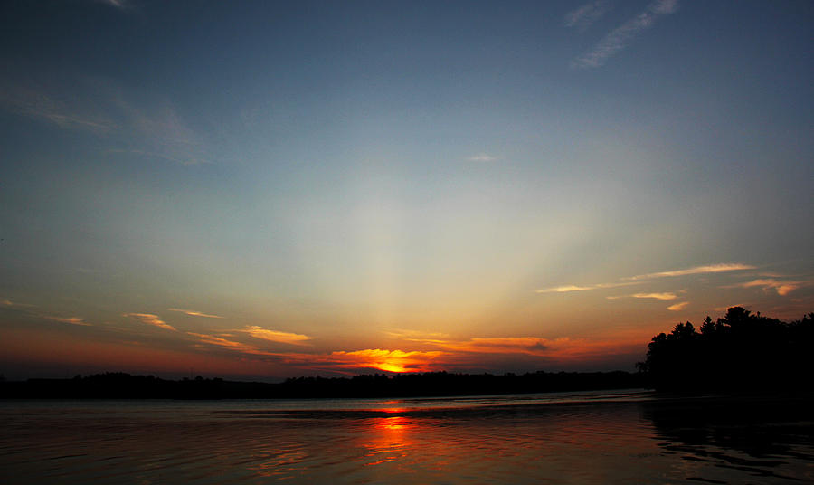 Sunrays at Sunset Photograph by James Hammen | Fine Art America