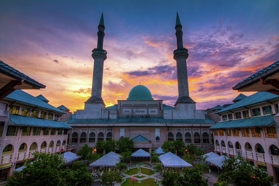Sunrise | Sultan Ahmad Haji Shah Mosque Photograph by I Shoot And I Share