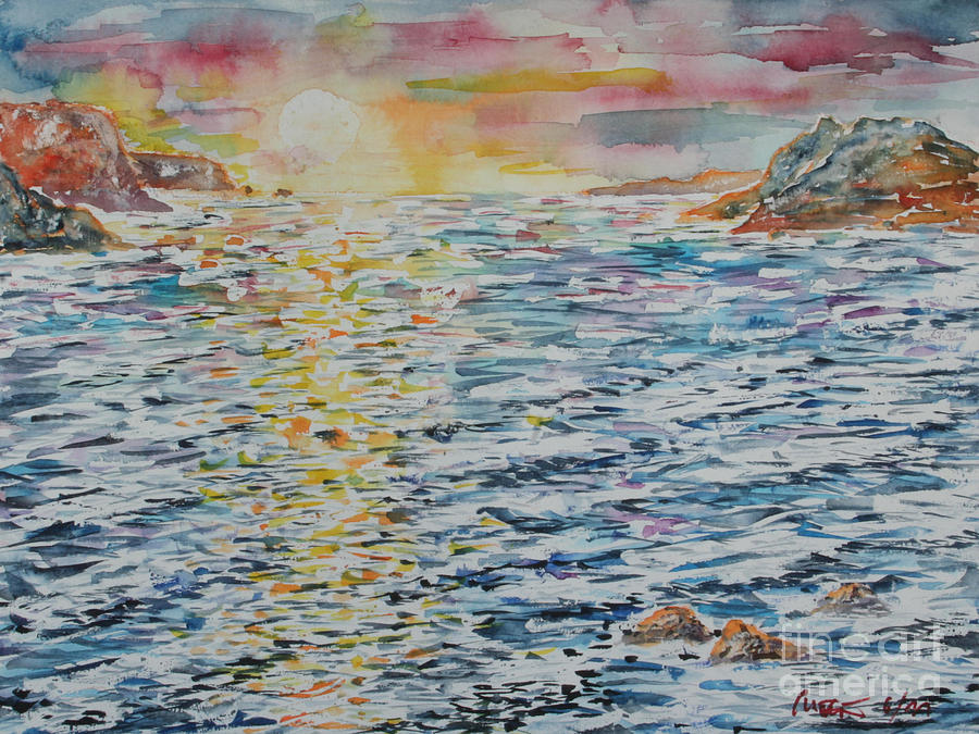 Sunrise Painting by Almo M