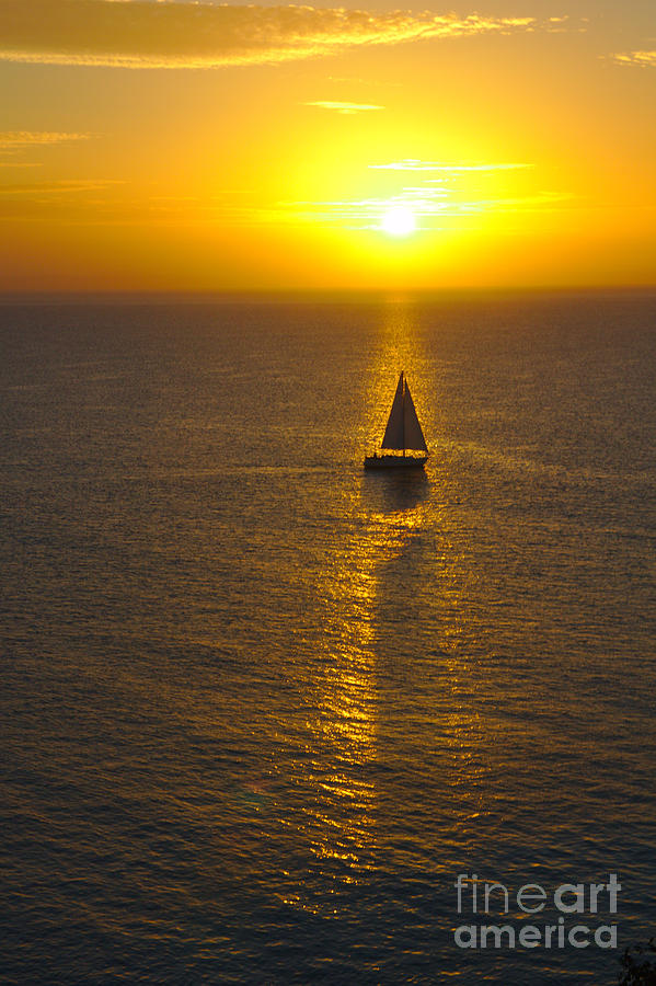Sunrise and Sails Photograph by Jeremy Hayden
