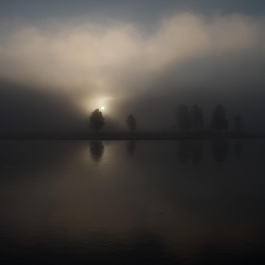 Sunrise at Alum Creek Photograph by Max Waugh