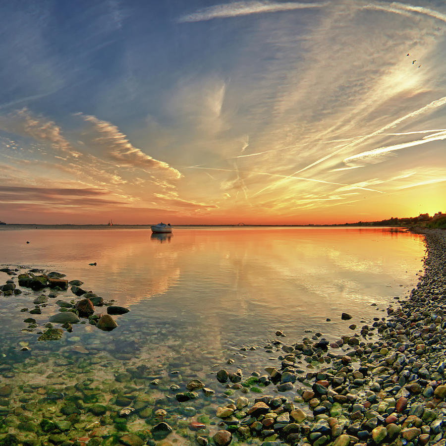 Sunrise At Baltic Coast Photograph by Siegfried Haasch