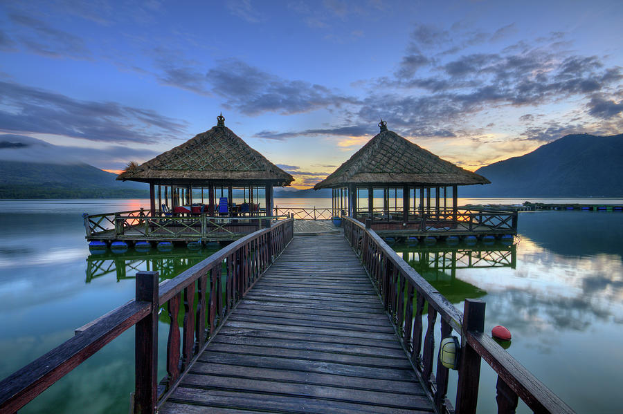 Sunrise At Batur Lake Photograph by Pandu Adnyana