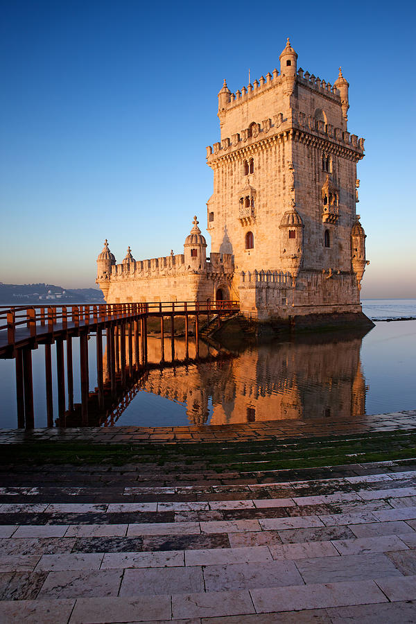 Sunrise at Belem Tower in Lisbon Photograph by Artur Bogacki - Fine Art ...