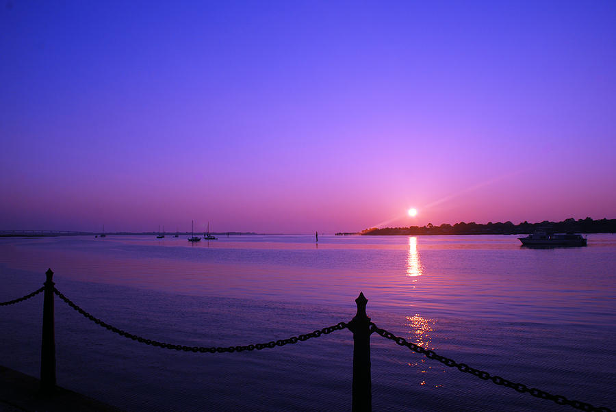 Boat Photograph - Sunrise at Castillo by Beverly Stapleton