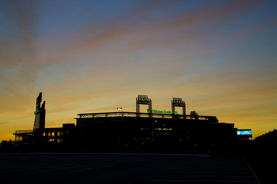 Philly Sunset At Citizens Bank Park