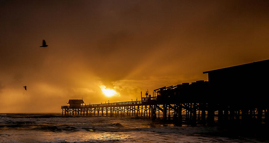 Sunrise at Cocoa Beach Photograph by Steven Reed