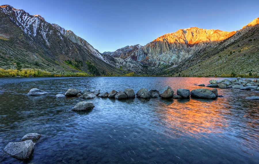 Sunrise at Convict Lake Photograph by Beth Sargent