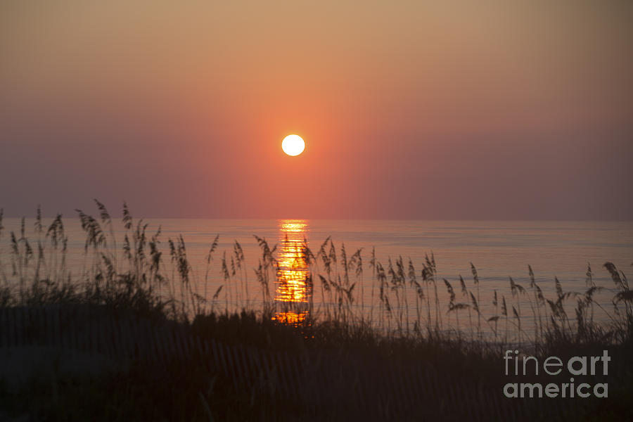 Sunset Photograph - Sunrise at Corolla Outer Banks North Carolina by Diane Diederich
