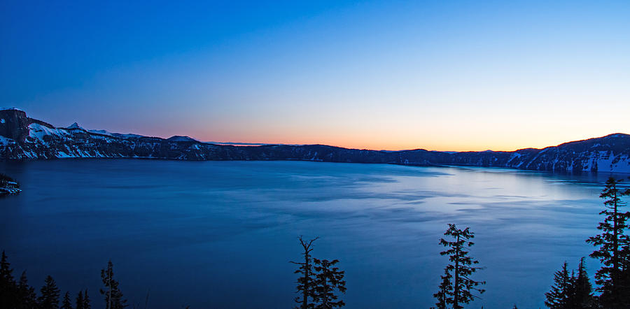 Sunrise at Crater Lake Photograph by Kunal Mehra