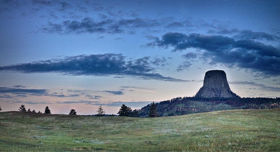 Sunrise at Devils Tower in Wyoming Photograph by Victoria Porter