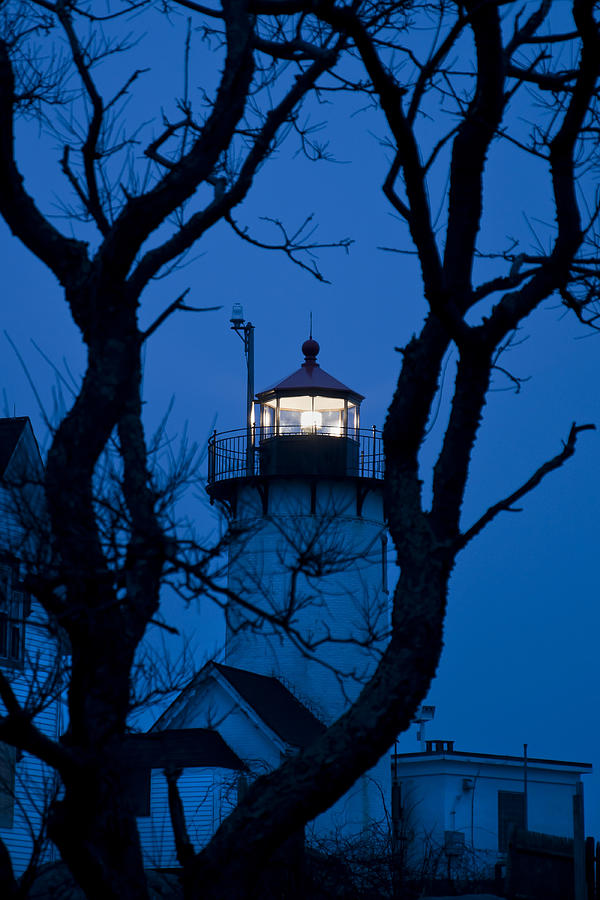 Sunrise at Eastern Point Lighthouse - Gloucester MA Photograph by Joann Vitali