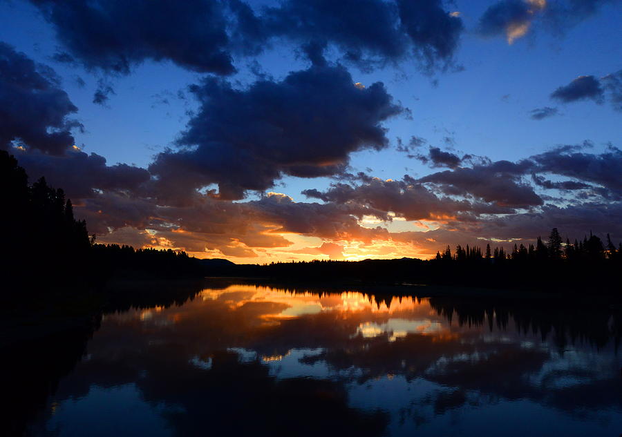 Yellowstone National Park Photograph - Sunrise at Fishing Bridge by Anna Sullivan