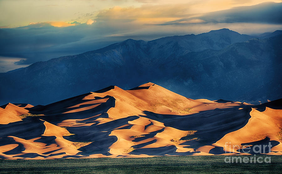 Sunrise at Great Sand Dunes Photograph by Priscilla Burgers