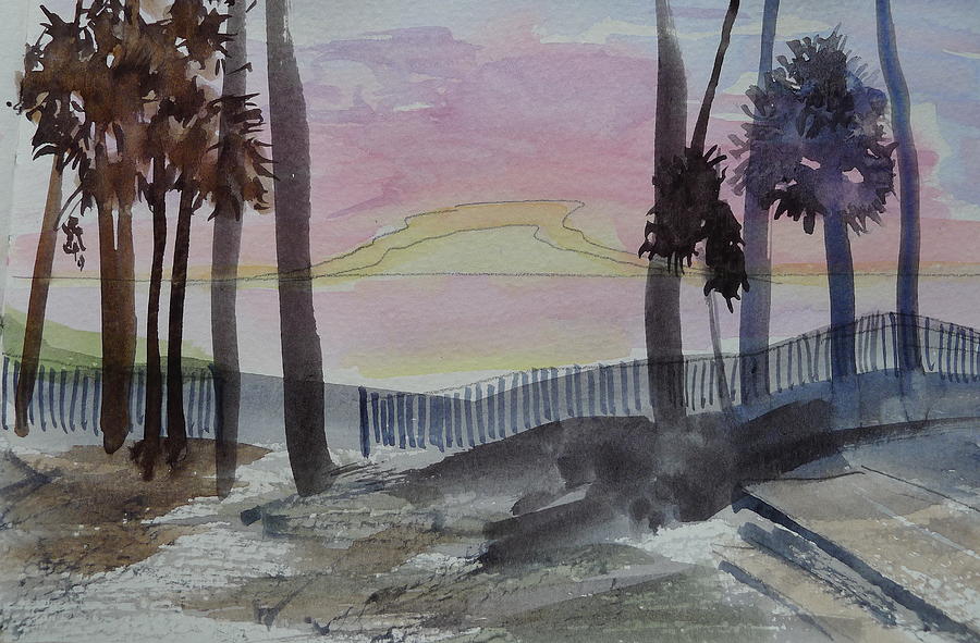 Sunrise at Hunting Island - Sketch Painting by Joel Deutsch