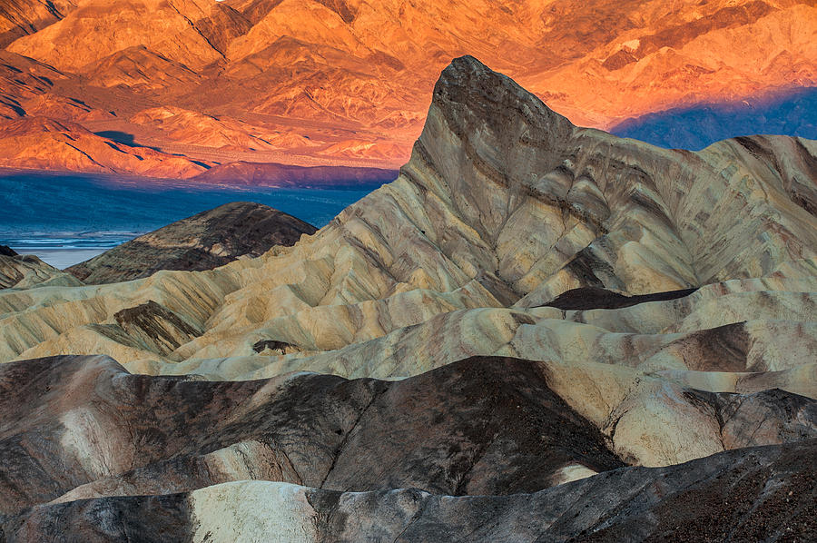 Death Valley National Park Photograph - Sunrise at Manly Beacon by George Buxbaum