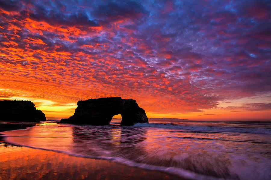 Sunrise At Natural Bridges by Sungjin Ahn Photography