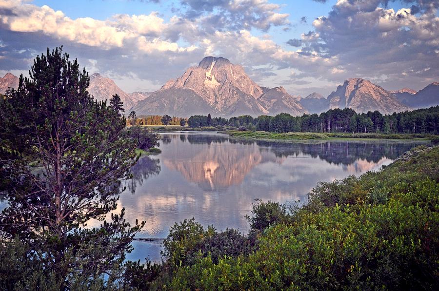 Sunrise at Oxbow Bend 4 Photograph by Marty Koch