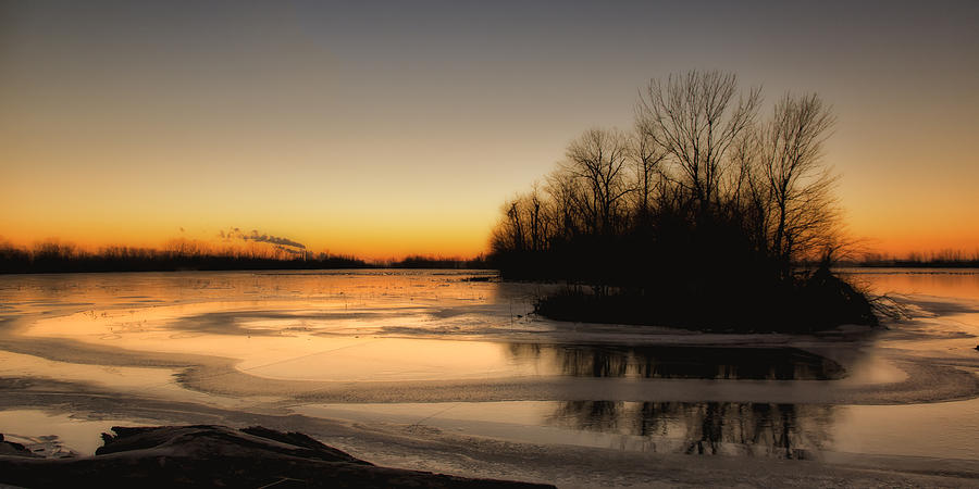 Sunrise at Riverlands West Alton MO Photograph by Greg Kluempers