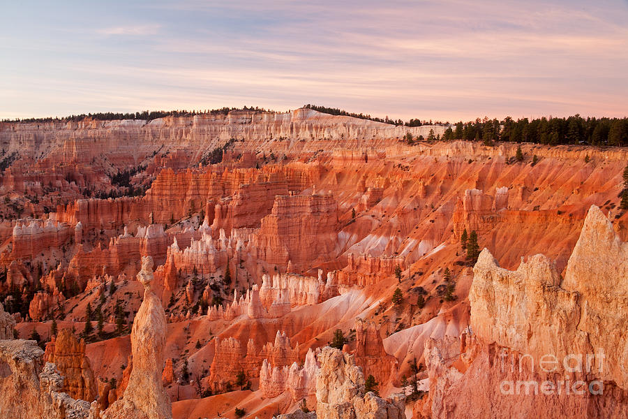 Sunrise at Sunset Point Bryce Canyon National Park Photograph by Fred Stearns