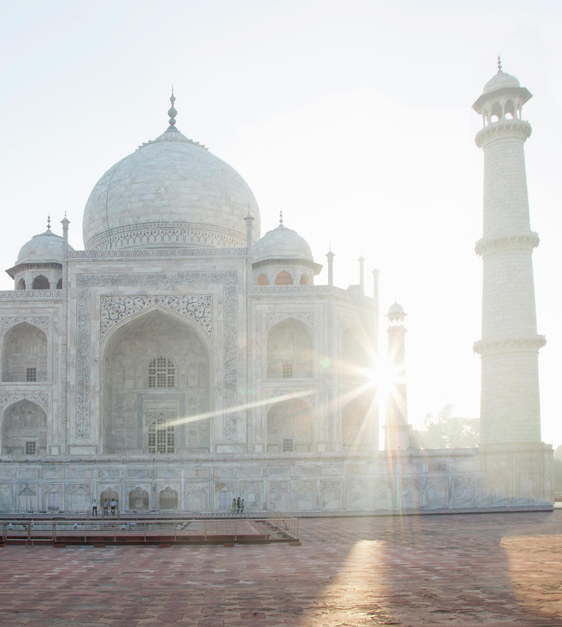 Sunrise At Taj Mahal Photograph by Grant Faint