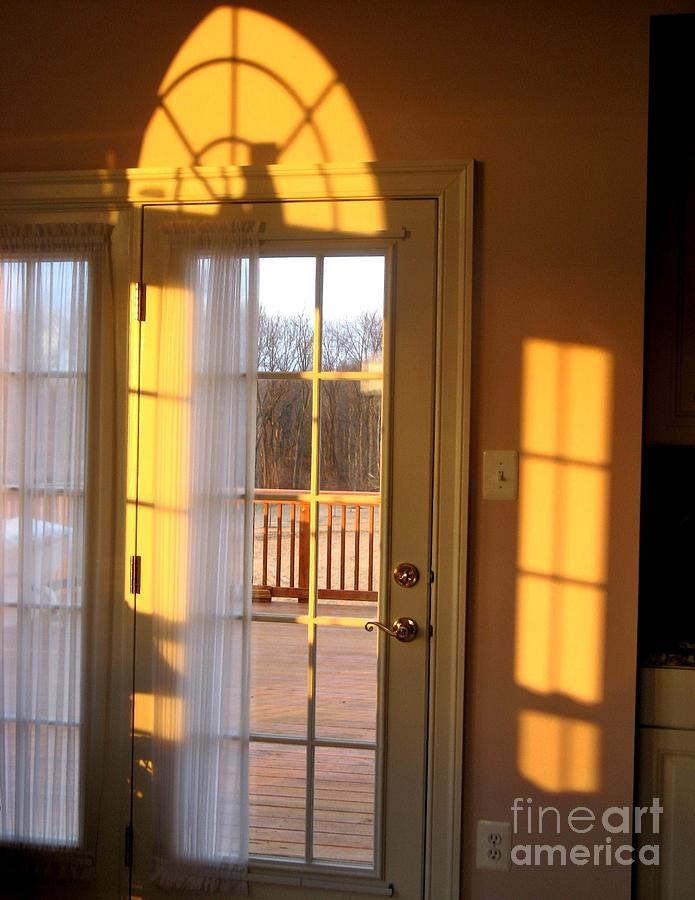 Sunrise at the Back Door Photograph by Sarah Loft