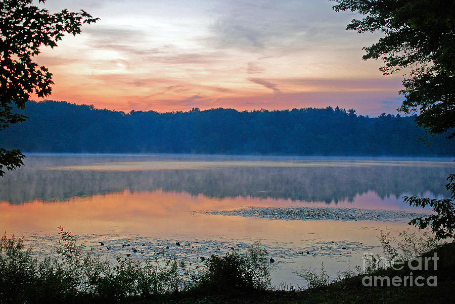 Sunrise at the Lake Photograph by Lila Fisher-Wenzel