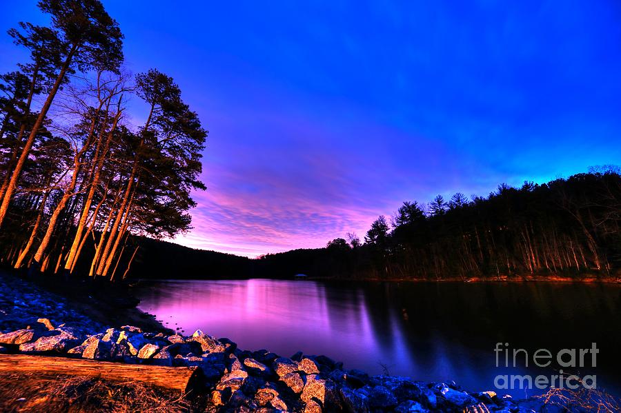Sunrise at The Lake Photograph by Robert Loe