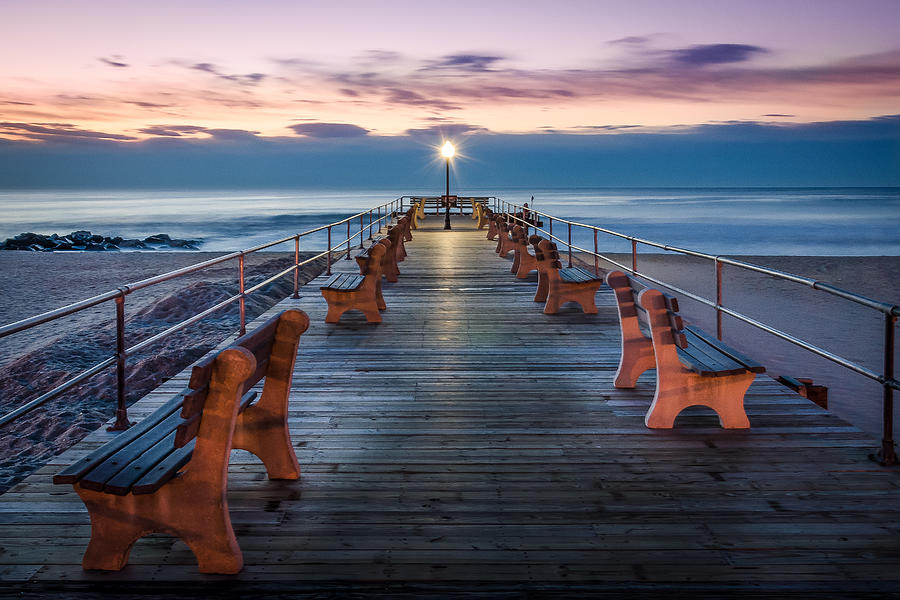 Sunrise At The Pier Photograph by Steve Stanger